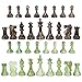 Best Chess Set Zeus High Polymer Heavy Weighted Chess Pieces with 375 Inch King and Extra Queens Pieces Only No Board - Image 4