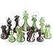 Best Chess Set Zeus High Polymer Heavy Weighted Chess Pieces with 375 Inch King and Extra Queens Pieces Only No Board - Image 3