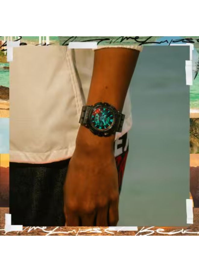 CASIO G_Shock Resin Analog+Digital Wrist Watch GA-110TLS-8ADR - Image 2