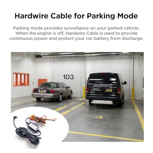 VIOFO HK4 Acc Hardwire Cable, USB-C Hard Wire Cable for A329 series/A229 series/A119Mini2/A139Pro/WM1/T130 Dash Cam, Low Voltage Protection for Parking Mode (Fuse Tap Not Included) - Image 4