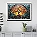 Qiuenisray Wooden Adults Puzzles 200 Pieces Mosaic Tree of Life Jigsaw Puzzles for Women Girl FSC Certified Wall Decor Unique Animal Shape Puzzles Pieces Wood Gift for Family Game 109x73 in - Image 4