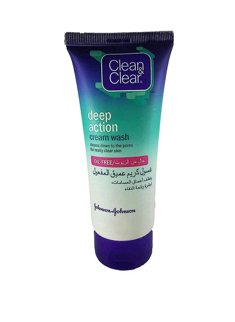 Deep Action Oil-Free Cream Wash, 100ml