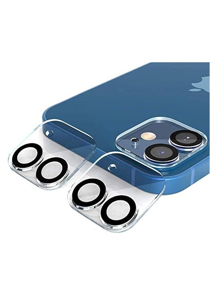 PROMASS Not Affect The Flash Compatible With Iphone 12 3D Camera Lens Protector, [2 Pack] Tempered Glass Case Friendly [Full Coverage Protection - Image 1