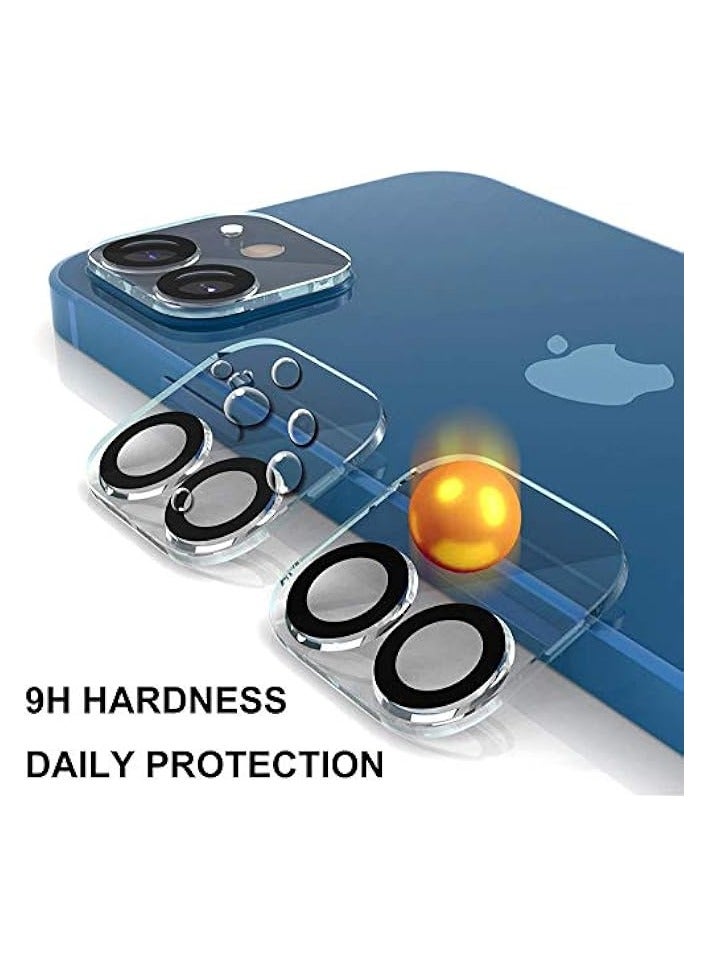 PROMASS Not Affect The Flash Compatible With Iphone 12 3D Camera Lens Protector, [2 Pack] Tempered Glass Case Friendly [Full Coverage Protection - Image 5