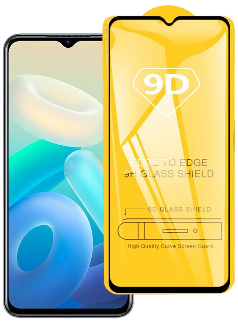 تيمبرد غلاس واقي شاشة من الزجاج المقوى 9d متوافق مع هاتف Vivo Y55 - Image 1