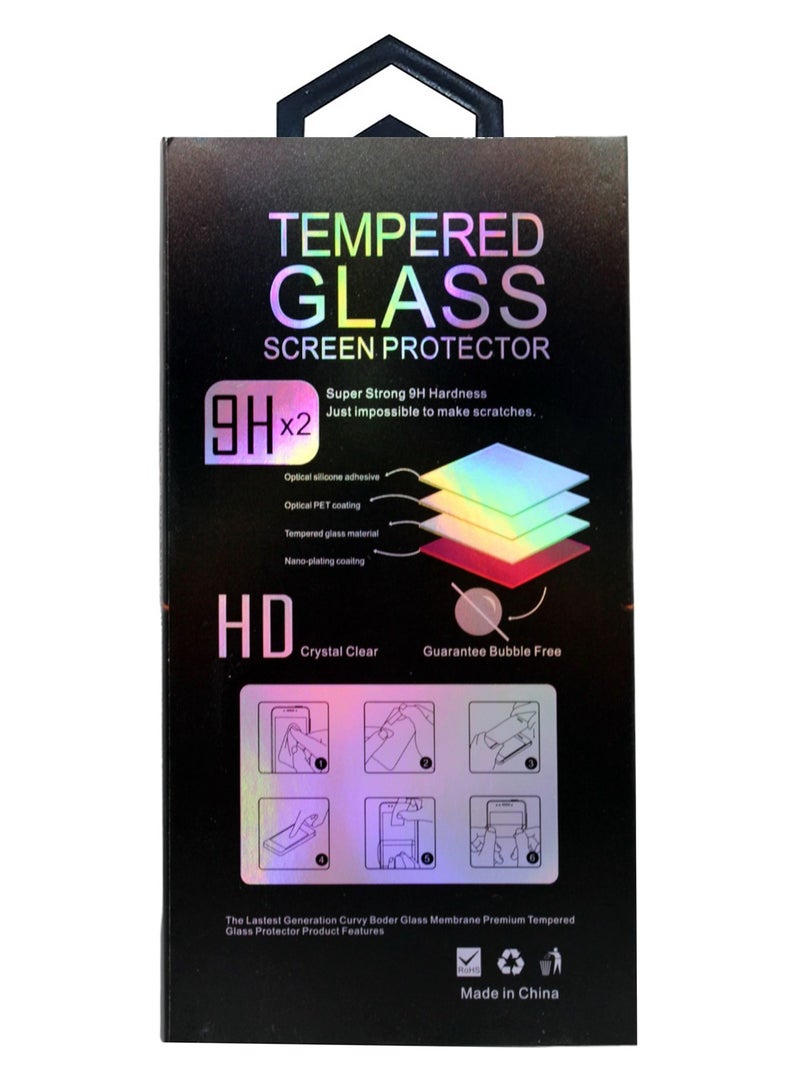 تيمبرد غلاس واقي شاشة من الزجاج المقوى 9d متوافق مع هاتف Vivo Y55 - Image 4