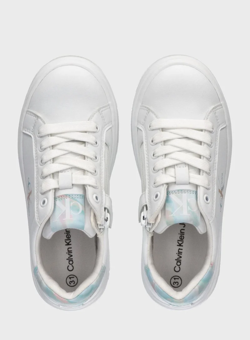 Calvin Klein Jeans Kids Lace Up Sneakers