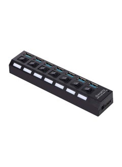 نيبمينينت موزع USB به 7 منافذ أسود  - Image 1