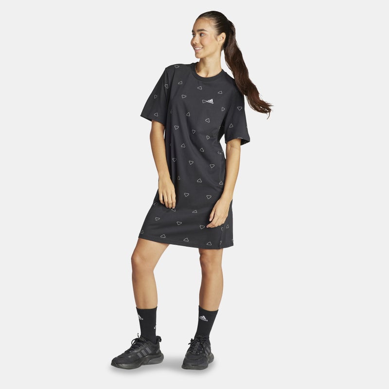 Adidas Women's Essentials Graphic T-Shirt Dress - Image 1