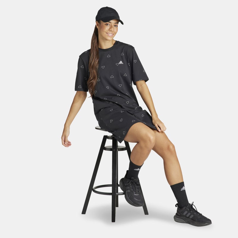 Adidas Women's Essentials Graphic T-Shirt Dress - Image 3