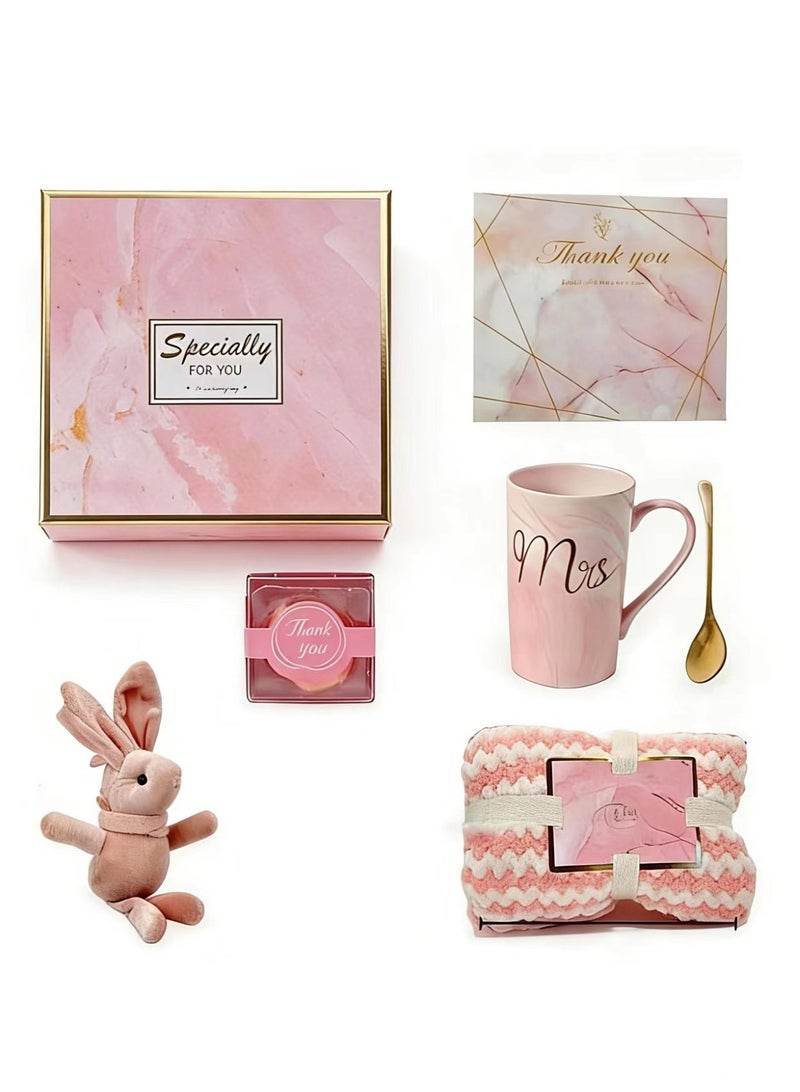ChenDa Gifts Basket for Women - Birthday Gifts for Women, Pink Gift Basket Set, Unique Gift Ideas for Women, Gifts for Mom Sister Best Friend Wife Daughter, Coworker Teacher Nurse Gifts for Women - Image 3