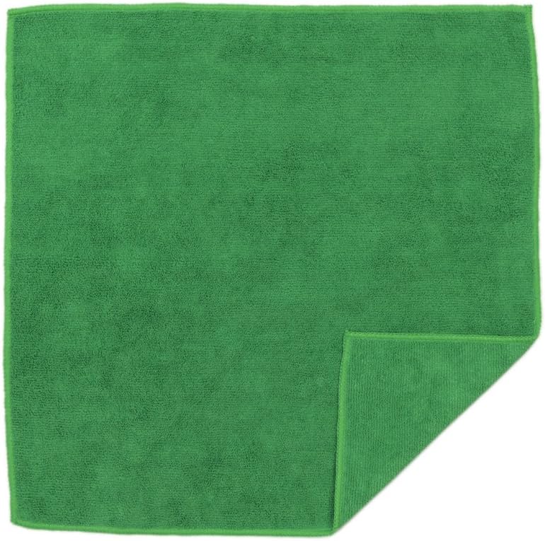 CARCAREZ Premium Microfiber Detailing Towels, 340 GSM Lint Free Car Buffing Waxing Polishing Drying Towel, Pack of 6 (Green) - Image 3