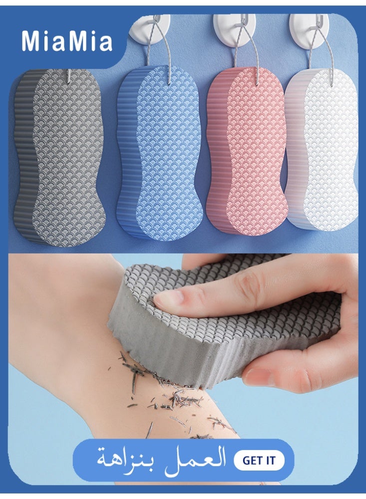 Miamia 4 Pcs of Simple Sponge for General Use Including Sauna Bags Organizers Storage and Hair Clips Available In White Gray Blue and Pink - Image 1