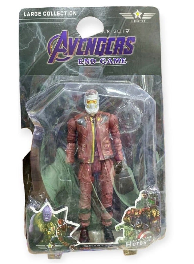 AVENGERS Fx Star-Lord Action Figure Hero Toy Set - Superhero Action Figure with Lights - Best Gift for Boys - Image 2