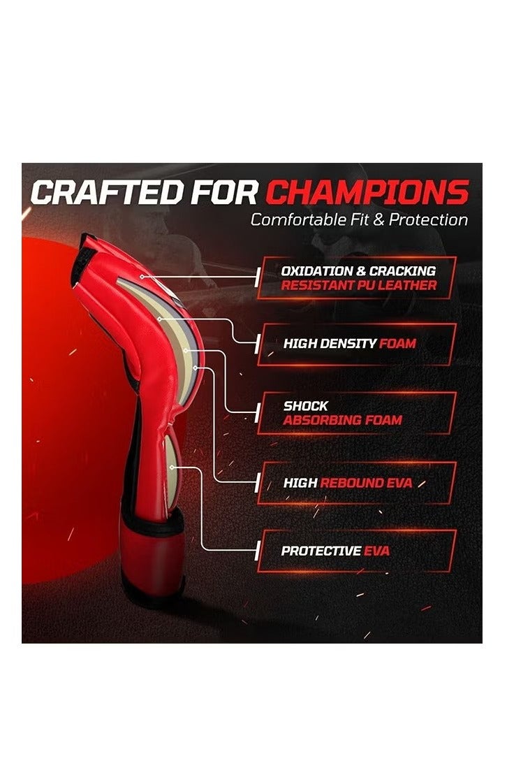 أم أم أيه قفازات MMA وقفازات ملاكمة بدون أصابع للرجال والنساء والشباب المراهقين، قفازات UFC Grappling Kickboxing للتدريب على كيس الملاكمة وقفازات الضرب Muay Thai وقفازات فنون قتالية مقطوعة - Image 5