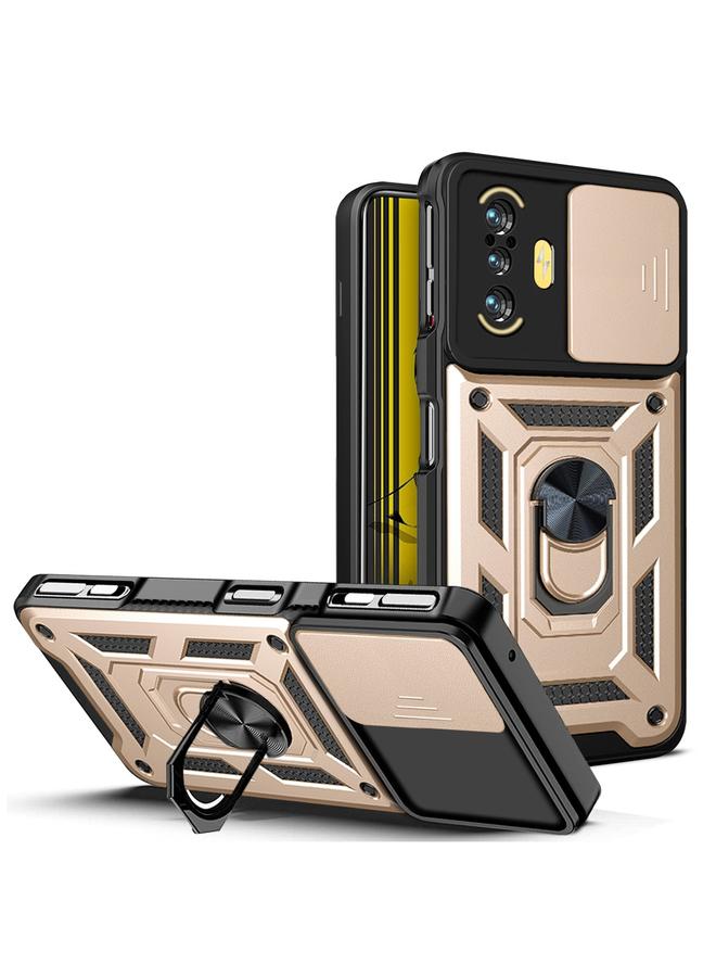 The Bros Case For Xiaomi Poco F3 GT/Redmi K40 Sliding Camera Cover Design TPU+PC Phone Case