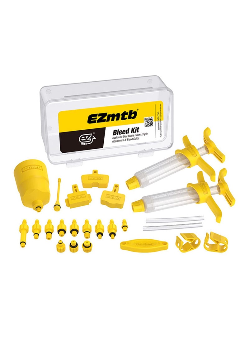 ezmtb Bicycle Brake Bleed Kit, Mountain Road Bike Professional Oil Disc Change Filling Tool Set Multi-purpose Maintenance (Without Oil) - Image 1