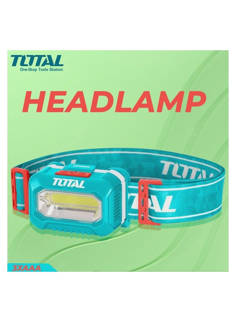 TOTAL T0TAL THL013AAA5 Headlamp For Cycling 100 Lumens Trekking Camping Headlamp Repair Works Headlamp - Image 1