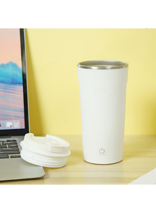 Wholesale Rechargeable Mixing Coffee Cup Magnetic Automatic Mixing Milk Powder 304 Stainless Steel Water Cup Car Cup-Color:Black-Capacity:301-400ml  - Image 5