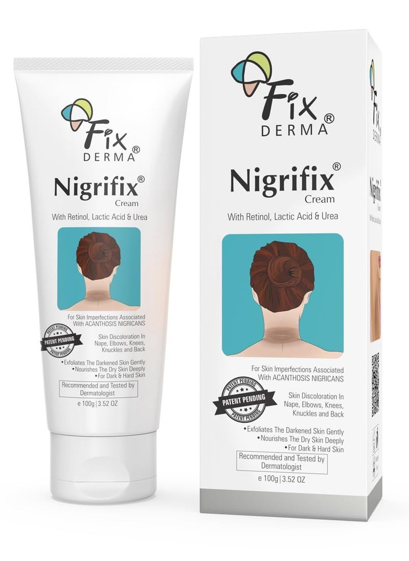 Nigrifix cream for Acanthosis Nigricans | Whitening Cream Lightening Cream Underarm Whitening Cream Effective for Armpit Knees Elbows & Knuckles | Dermatologist Tested - 3.52OZ