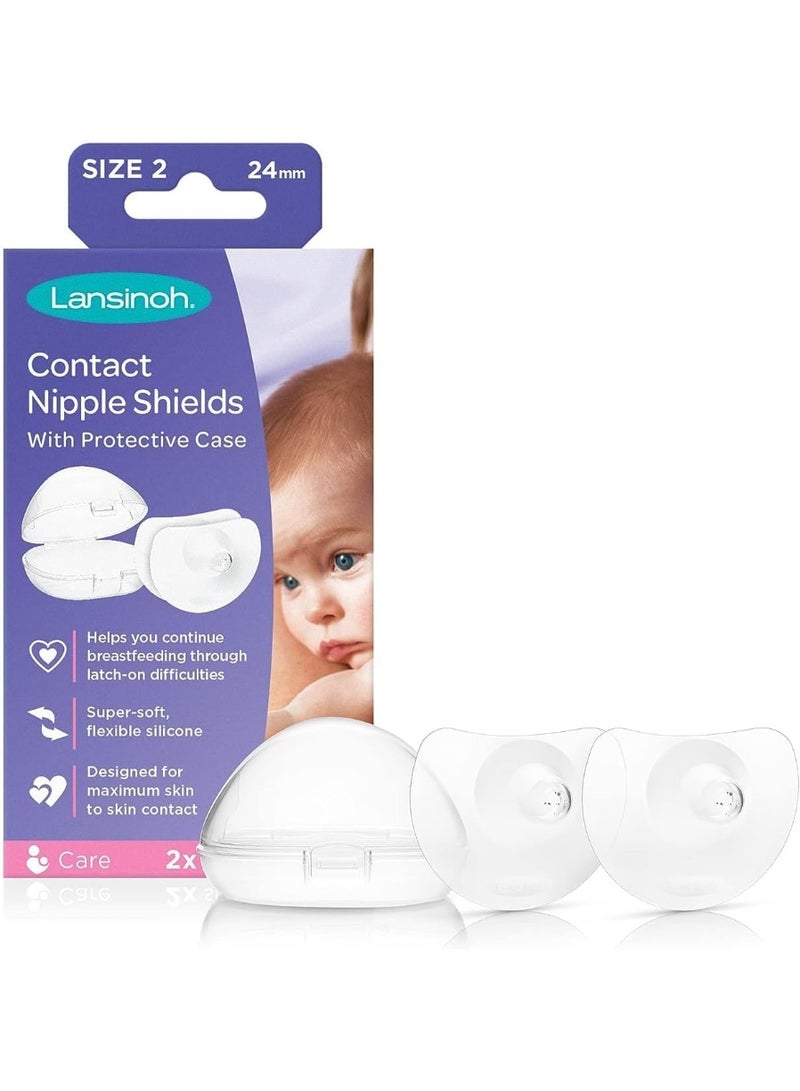 واقيات حلمات لاصقة، قطعتان | فائقة النعومة، رقيقة جدًا ومرنة | تساعد في التغلب على صعوبات الرضاعة الطبيعية - Image 1