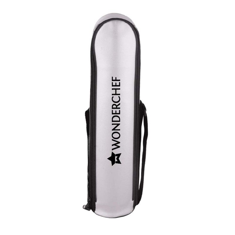 Wonderchef 1000ml Double Wall Stainless Steel Vacuum Insulated Hot and Cold Flask with Travel Pouch, Copper Plated Inner Wall, Spill & Leak Proof, 2 Years Warranty - Image 3
