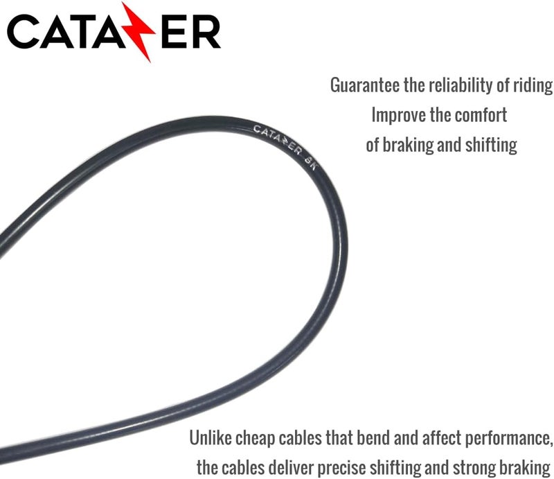 catazer Shift Cable Housing, 4mm X 10ft and 4mm X 50ft for Choose - Image 2
