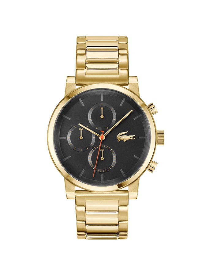 LACOSTE ROUND ANALOG MEN'S BLACK CASE WATCH - 2011407 - Image 1