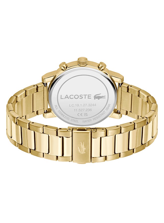 LACOSTE ROUND ANALOG MEN'S BLACK CASE WATCH - 2011407 - Image 2