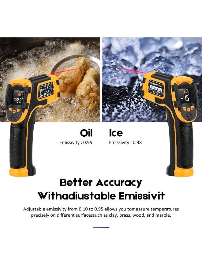 SOVARCATE - Infrared Thermometer Non-Contact Digital Laser Temperature Gun With Color Display - Image 1