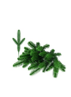 Generic 16 pcs Artificial Pine Needles,Green Leaves Needle Artificial Pine Branches Plastic Pine Leaves for festival Wreath Garland Decorations DIY Garland Wreaths  - Image 1