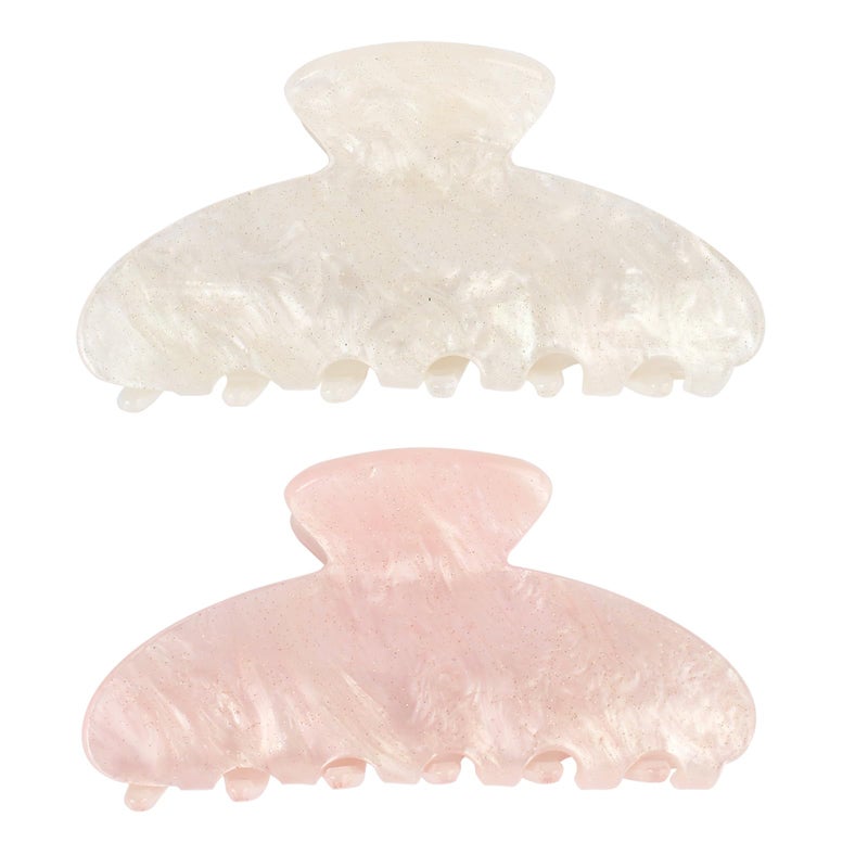 Canitor Hair Claw Clips for Women Acrylic Marbled Hair Clips for Thick Thin Hair Emi Cute Hair Accessories Stocking Stuffers Preppy Teen Girl Gifts Trendy Stuff - Image 1