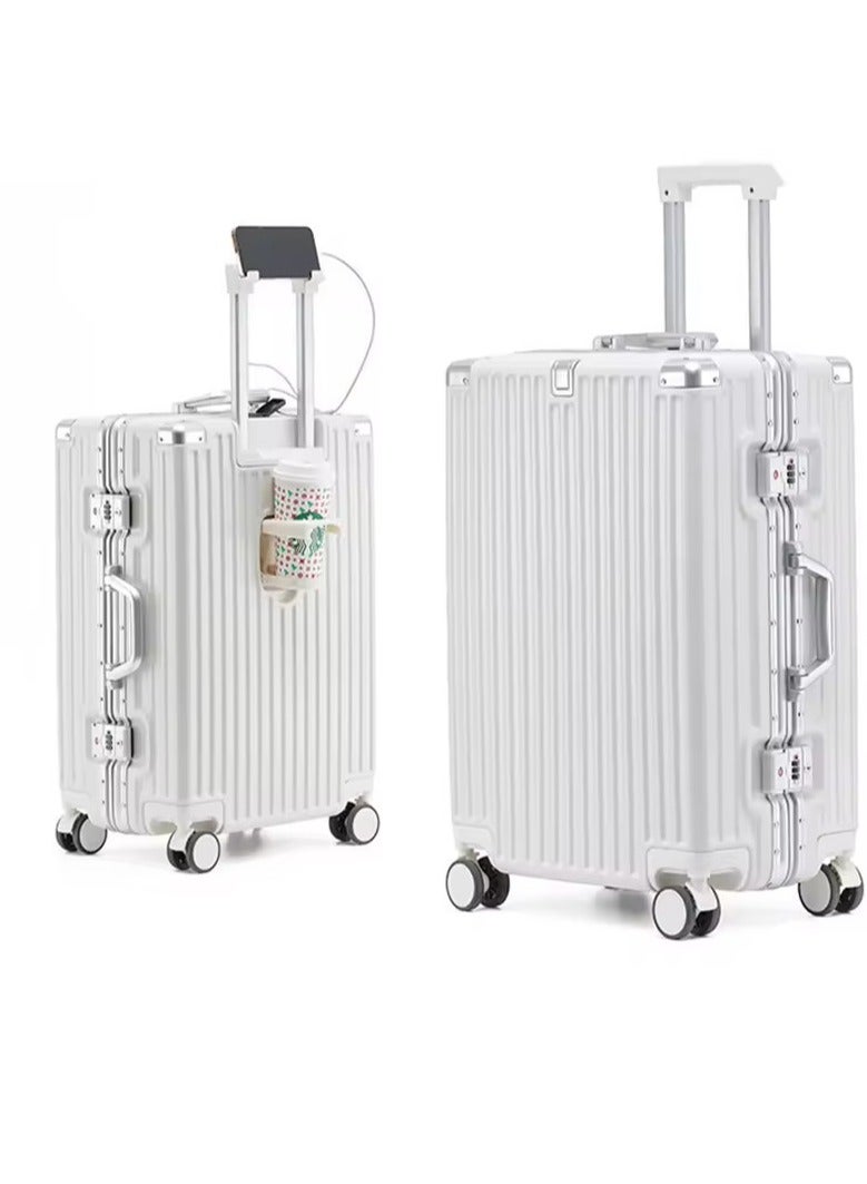 Travel Luggage 1Piece Sets suitable for short trips, PC+ABS Hard Shell Clearance Luggage Carry on Luggage Suitcase with TSA Lock Spinner Wheels Durable Lightweight Travel Luggage，USB Charging Port  - Image 1