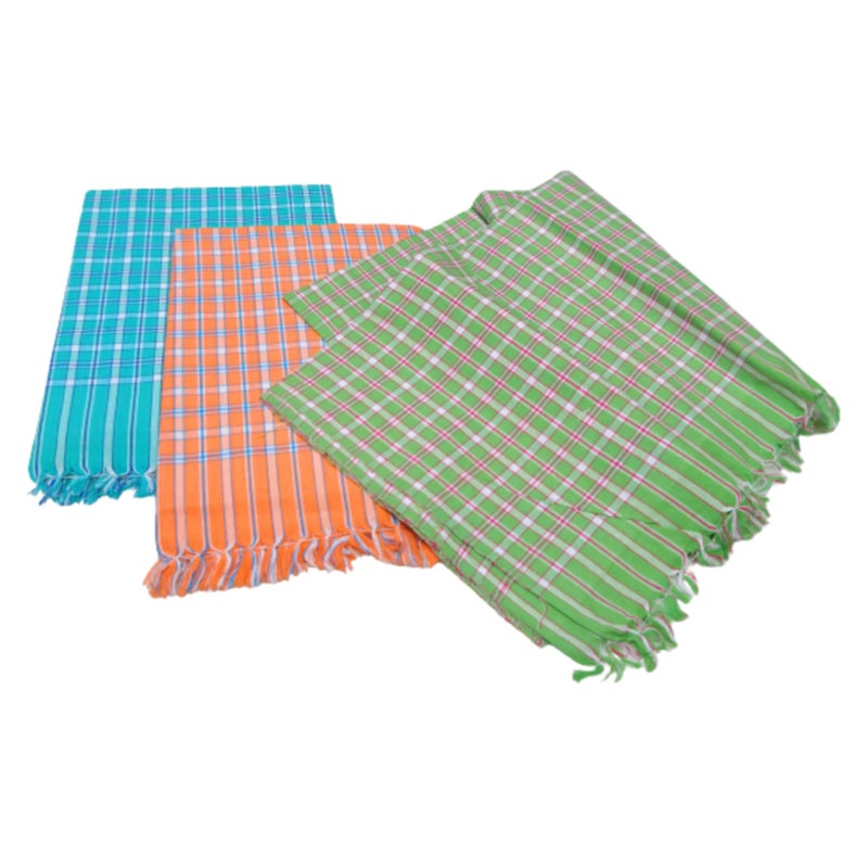 TRUEVELLI Royal King 100% Cotton Bath Towel 400 GSM Size:36x 72 Inch (Pack of 3 Piece) (Multi-Colour) - Image 3
