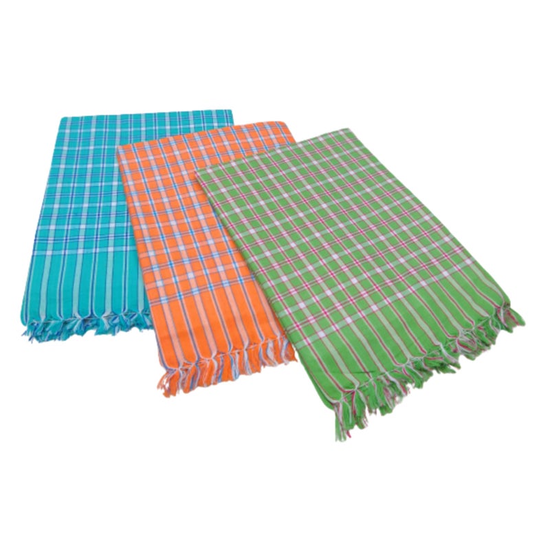 TRUEVELLI Royal King 100% Cotton Bath Towel 400 GSM Size:36x 72 Inch (Pack of 3 Piece) (Multi-Colour) - Image 1