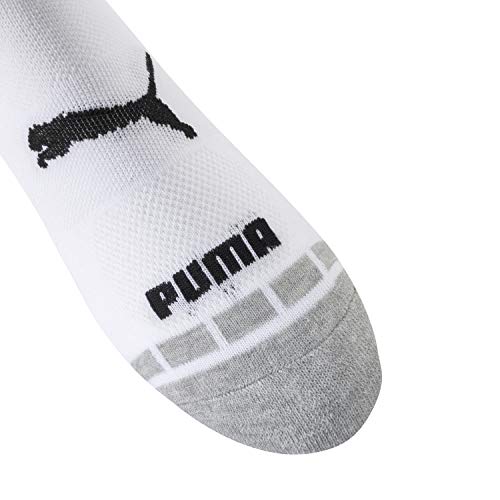 PUMA mens 8 Pack Low Cut Running Socks, White/Grey, 10 13 US - Image 3