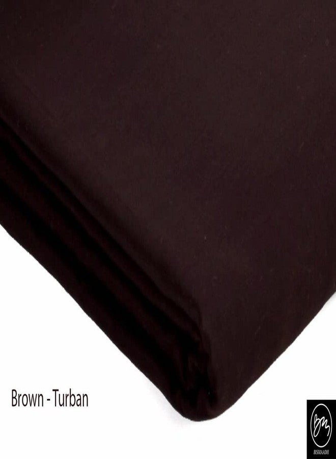 BISMAADH Men's 6 Meter with Silai Cap (Pack of 1) (Turban Brown with Silai-6_Brown_Free Size) - Image 3