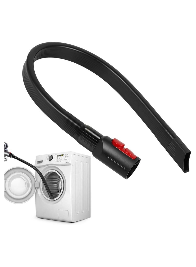 Captaintech 22 Inch Flexible Crevice Tool, Compatible With Attachment for Dyson V7 V8 V10 V11 V15 Cordless Vacuum Cleaners, the Perfect Vacuum Attachment Car Crevice, Dryer Vents, Window Sills, Corner Cleaning - Image 1