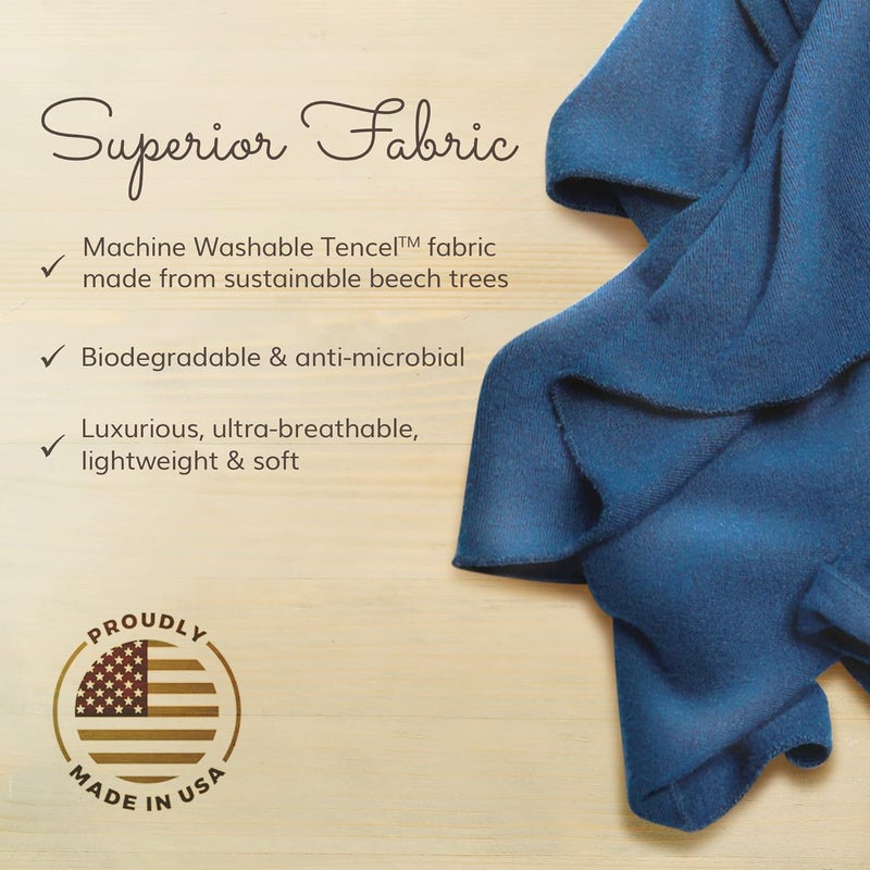 Happyluxe Travel Shawl Wraps for Women - 68x35in Wrap. Lightweight Pashmina, Airplane Travel Blanket Scarf. Made In USA - Image 3