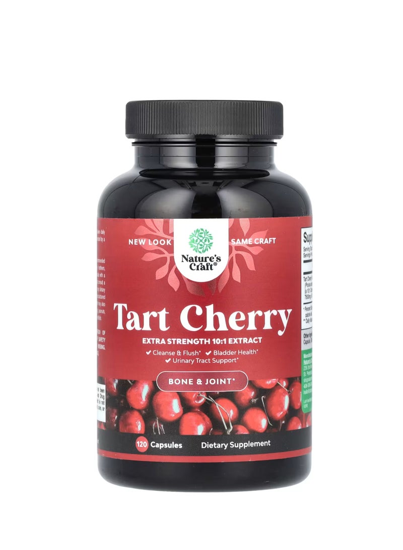 Nature's Craft Tart Cherry, 120 Capsules (250 mg per Capsule)