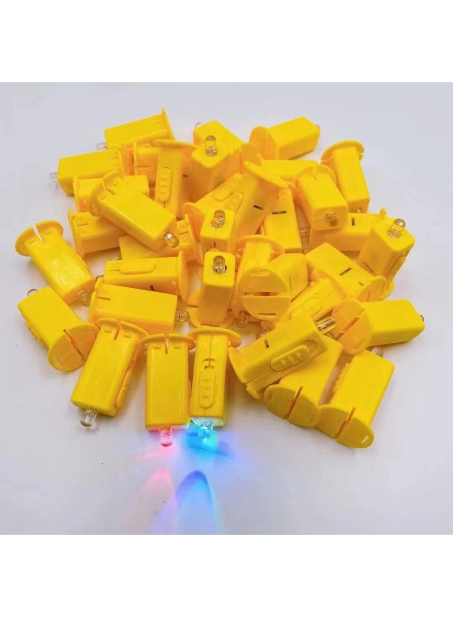 Mini LED Light Colorful Light Ball Light Yellow Light Flash Light Small Ball Light Plastic Doll Toy Accessories-Color:White Lantern Core Warm Lamp  - Image 4