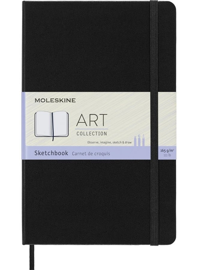 MOLESKINE دفتر رسم كبير، أسود - Image 1