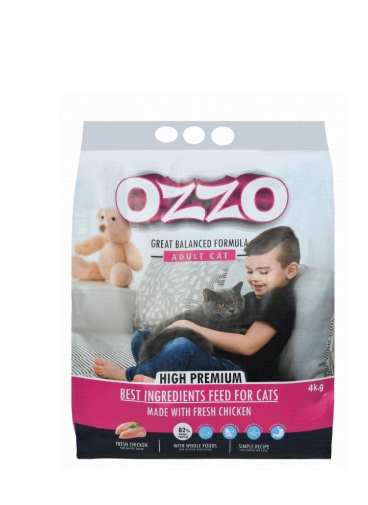 OZZO Ozzo Dry Food with Chicken for Sensitive Adult Cats 4kg 