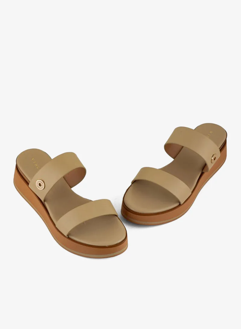 Vincci Women Multi Strap Wedge Sandals