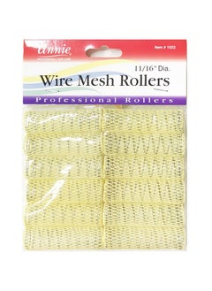 Wire Mesh Rollers 1022 12 Count Yellow Small 11/16 Inch (2 Pack)
