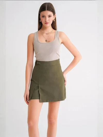 ميكسراي تنورة ميكسراي قصيرة بفتحة