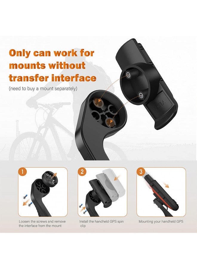 TUSITA محول تركيب دراجة TUSITA متوافق مع جهاز GPS المحمول من Garmin، عبوة من 2 - Image 2