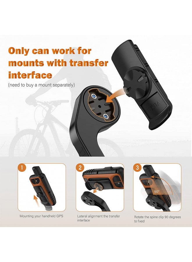 TUSITA محول تركيب دراجة TUSITA متوافق مع جهاز GPS المحمول من Garmin، عبوة من 2 - Image 3