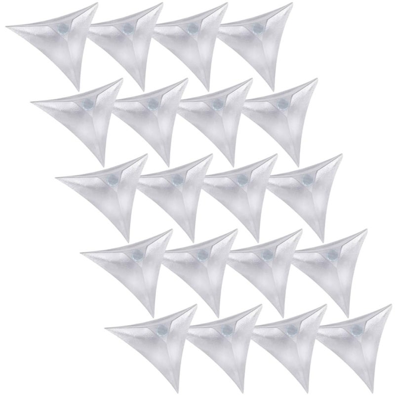 250 قطعة من واقيات الزوايا المثلثة من PVC لحماية حواف الأثاث وأدراج الخزائن وسلامة المنزل - Image 2