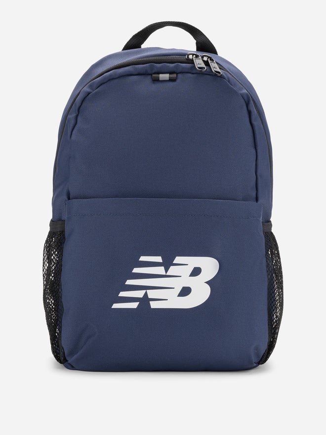 New Balance Navy Blue Logo Detail Backpack - Image 1